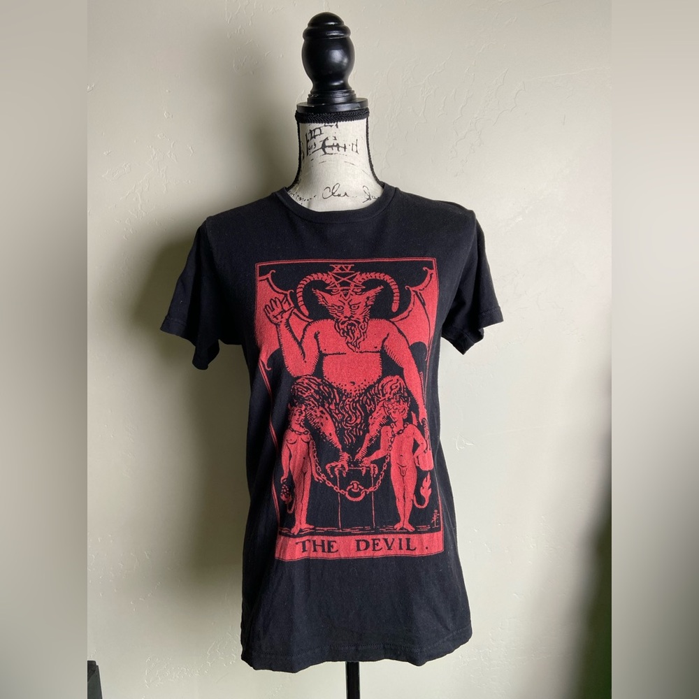 The Devil Tarot Card Shirt Unisex Size Small